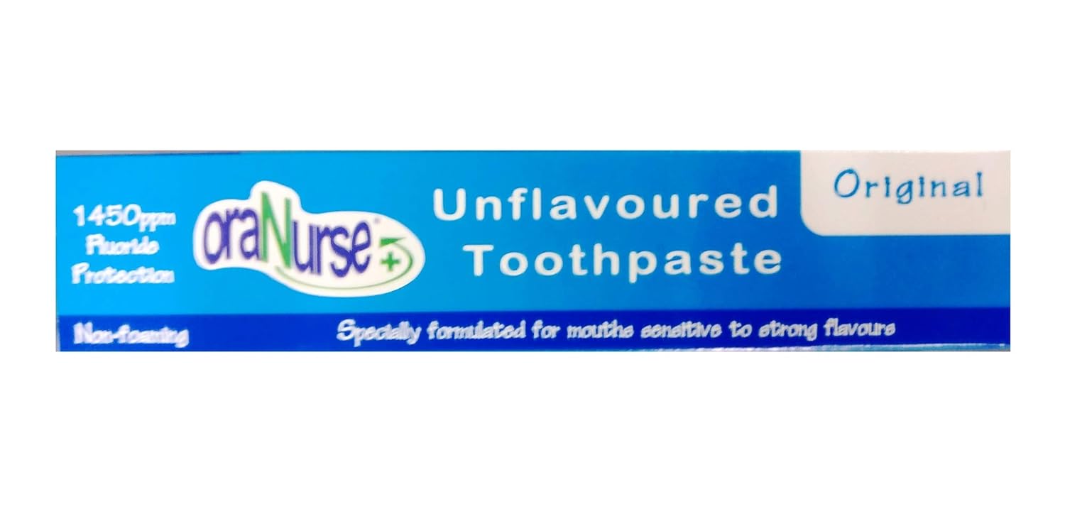 Oranurse 50ml Unflavoured Toothpaste Pack of 2 by Oranurse Amazon.co.uk Health & Personal Care