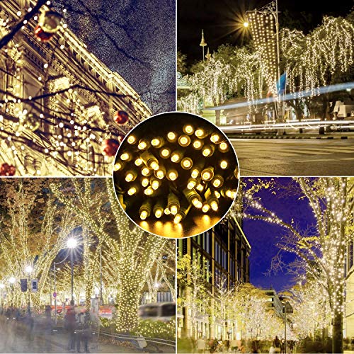 25ft 50 Count Warm White LED Christmas Lights Outdoor Indoor
