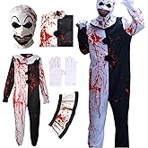Movie Cosplay Costume Jumpsuit Uniform Outfit Full Set Halloween With Neck Mask