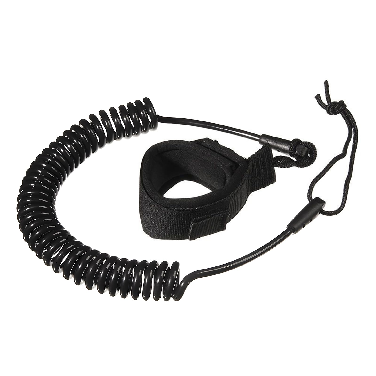 maxtachi 10 ft Paddle Board Leash, kayak paddle leash, Surfboard Ankle Leash Spiral TPU, Adjustable Bodyboard Leash for Stand Up Paddle Board and Bodyboard, Surf Accessories for Kayak