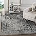 SAFAVIEH Adirondack Collection Area Rug - 6' x 9', Grey & Black, Oriental Distressed Design, Non-Shedding & Easy Care, Ideal for High Traffic Areas in Living Room, Bedroom (ADR109B)
