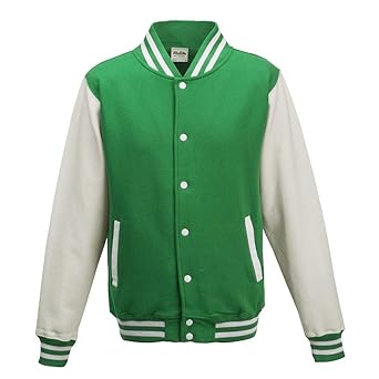 Just Hoods Herren Sweatjacke Varsity Jacket JH043