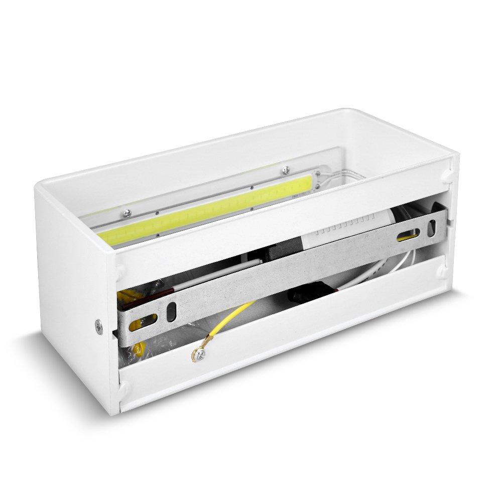 LED Wandlampe Wandleuchte, AGM 9W Aluminium Leuchten Wandlicht Flurlampe für Schlafzimmer, Wohnzimmer, Korridor 5000-6500K(kaltweiß)