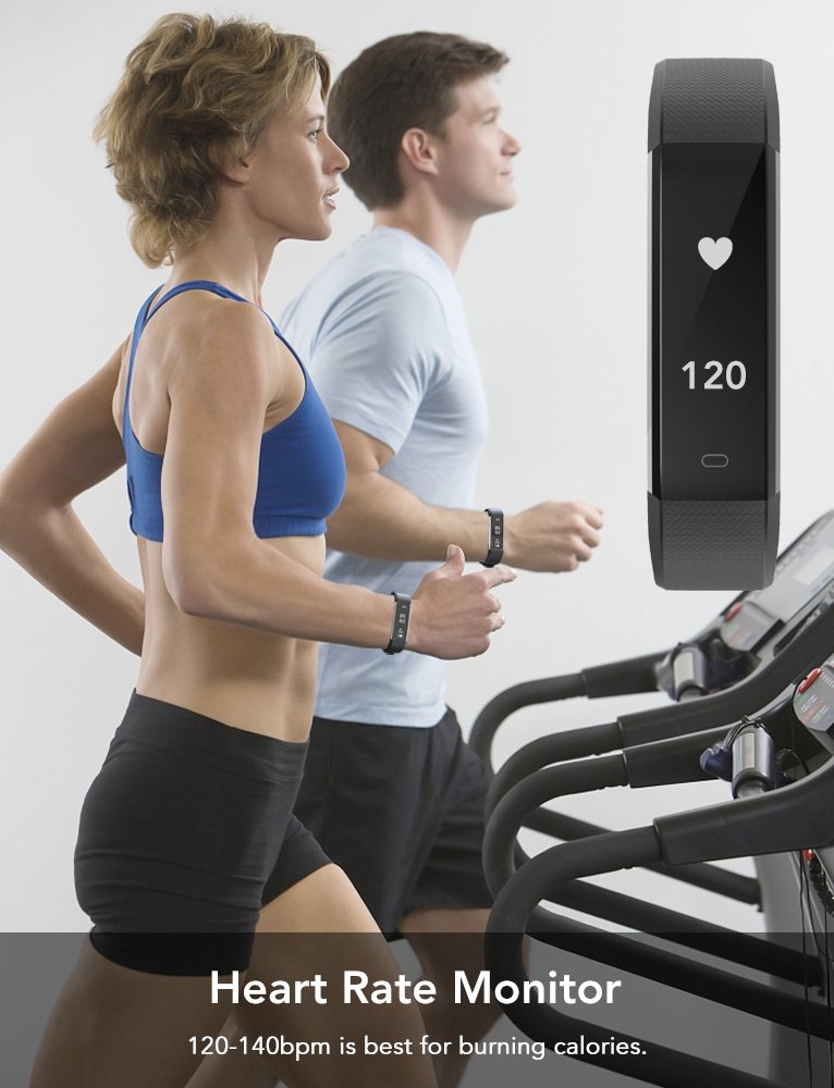 2 Pack Fitness Tracker with Heart Rate Monitor, MEBUYZ IP67 Waterproof Activity Tracker Watch, Smart Pedometer Watch with Sleep Monitor, Step Counter for Men & Kids, Calorie Counter Watch for Women