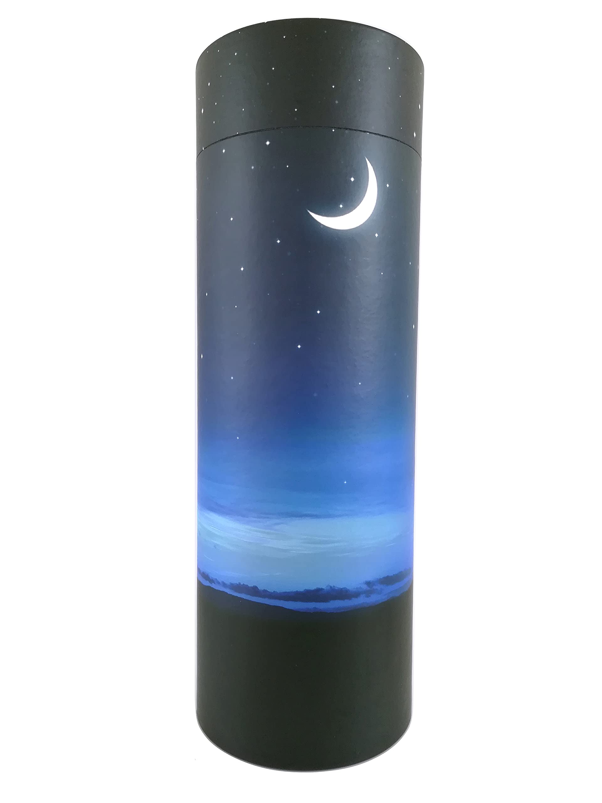 Starry Night Scatter Tubes for Adult Ashes – Biodegradable Cardboard Cremation Urns (Large)