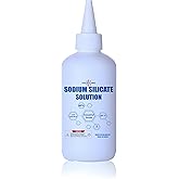 SOLIDLAND Sodium Silicate Solution (Water Glass) - 5 FL.OZ Bottle, Industrial Grade, High Purity, Multi-Purpose Adhesive &amp; Sealant