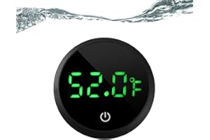 Aquarium Thermometer Digital Fish Tank Thermometer Led Display Fish Tank Temperature Gauge Accurate Thermometer to ±1℉ for Be
