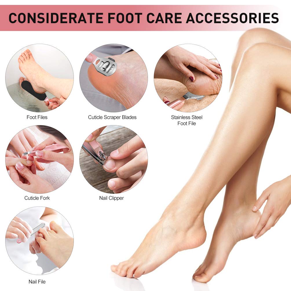 Professional Pedicure Foot File Kit, Double-Sided Colossal Stainless Steel Foot Rasp Foot Scraper and Callus Remover Dead Skin Corn Remover for Feet : Beauty