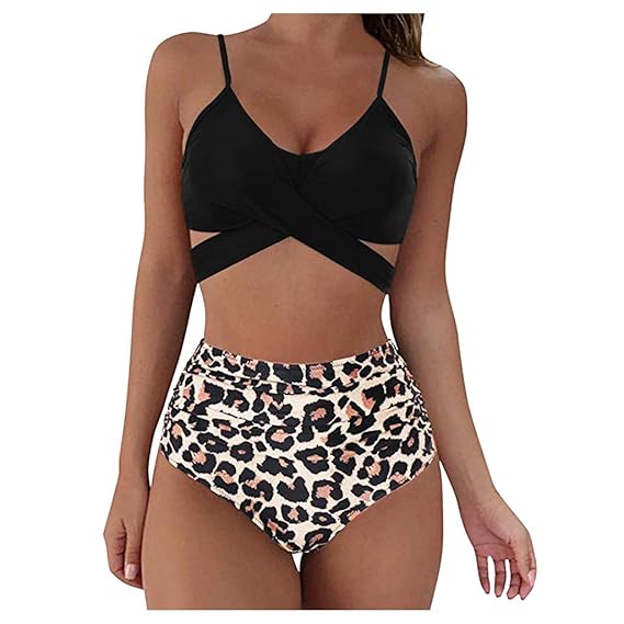 high waisted wrap bikini