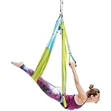 Ranbo Yoga Inversion Swing - Anti-Gravity Aerial Trapeze - Flying Hammock Sling - Relieves Back Pains, Improves Your…