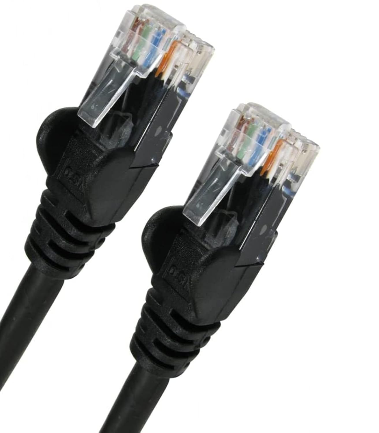 World of Data 30m BLACK CAT6 Network Cable (100% Copper Wire) - RJ45 - Ethernet - Patch - LAN - 10/100/1000 - Gigabit — image 1