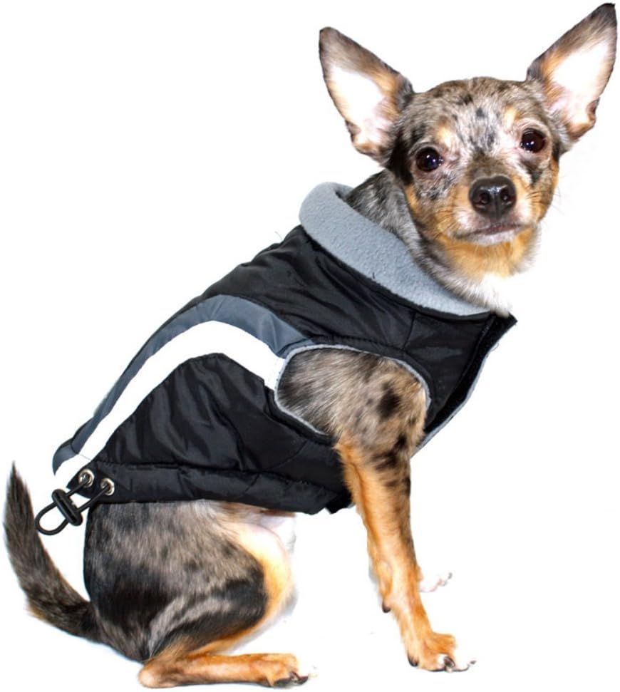 Hip Doggie Swiss Alpine Ski Vest HD 5SABK XS Coat, XS, Black