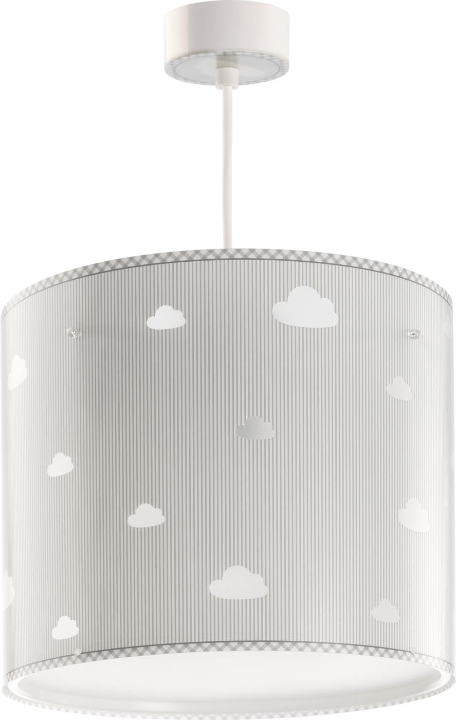 Dalber Sweet Dreams Clouds Grey E27 62012E Children's Pendant Lamp