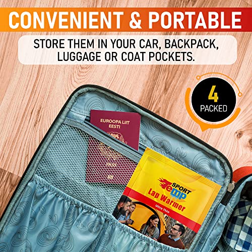 Lap Warmer (4 Pack) Up to 10 Hours of Heat, 16” X 10” Super Long