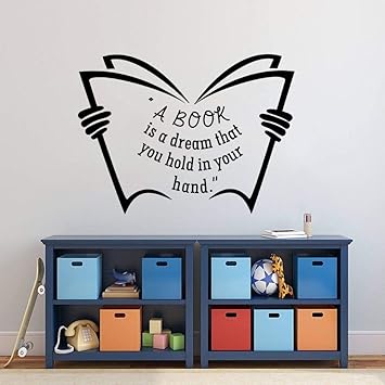 Rfokun Citas de Lectura calcomanías para Libros Arte de la Pared