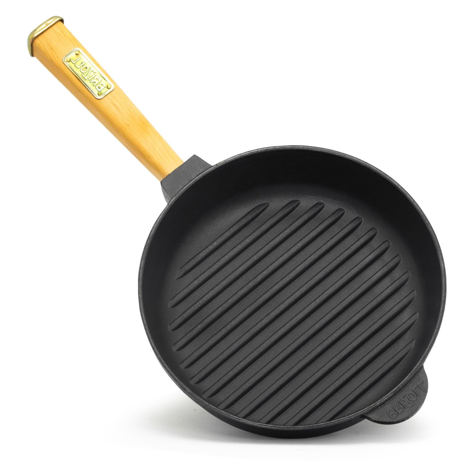Cast Iron Grill Pan 24, 26, 28 cm Removable Handle Induction BIOL (24 cm)