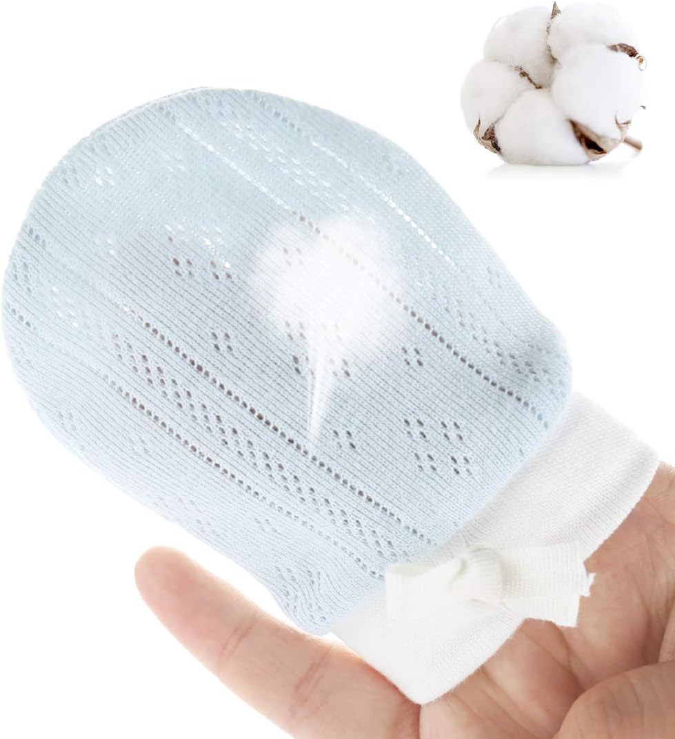 baby boy hand mittens