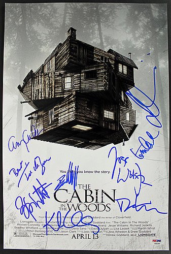 Amazon Com Cabin In The Woods Cast 8 Autographed 12x18 Photo