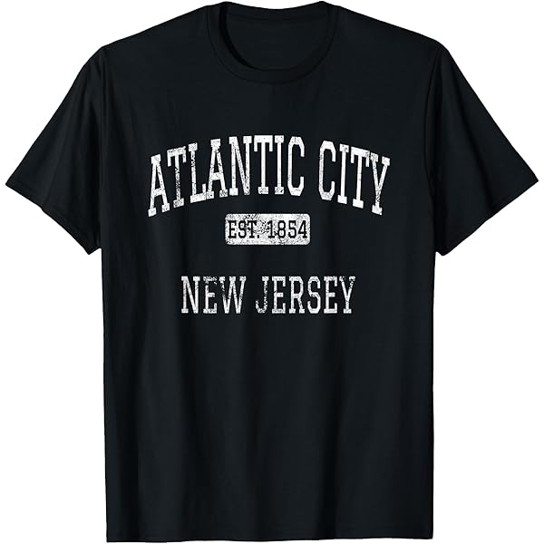 T-shirt Graphique Atlantic City - Homme - Taille S - Marron