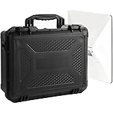 Hard Starlink Mini Case,Precision,IP67 Waterproof Case with Cut Foam Protects Starlink Mini Accessories,Ideal for RV Travel &
