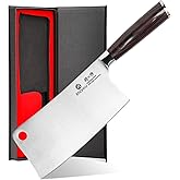 imarku Cleaver Knife 7 Inch Meat Cleaver - Japan High Carbon Stainless Steel Butcher Knife with Ergonomic Handle, Ultra Sharp Chopping Knife, Kitchen Gadgets for Home/Restaurant, Gifts for Men Women