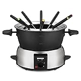 Electric Fondue Pot Set,2-Quart 1000-Watt Non-Stick