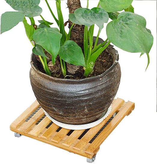 Soporte de Flores, Bandeja de Rodillos con Base de Maceta Bandeja ...
