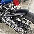 Motorcycle Rear Hugger Fender Mudguard Wheel Cover Tire Splash Guard Compatible with Versys 650 KLE650 Versys650 2015 2016 2017 2018 2019 2020 2021 2022 2023 2024 (Black)