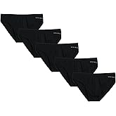 Van Heusen Mens Underwear Briefs - 5 Pack Quick Dry Low Rise Briefs No Fly Performance Underwear for Men Pack