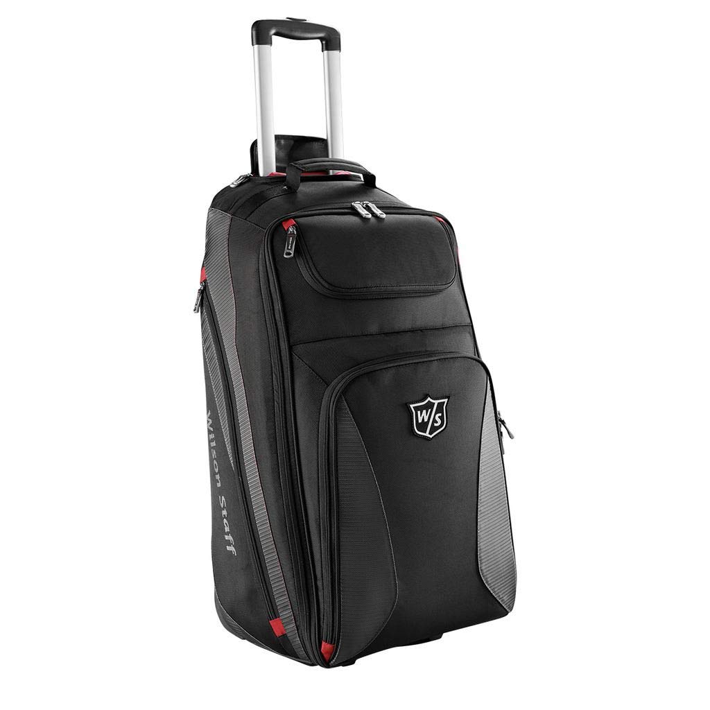 Wilson Staff Men WGB5003BL Travel Wheel Travel Bag - Black, One Size