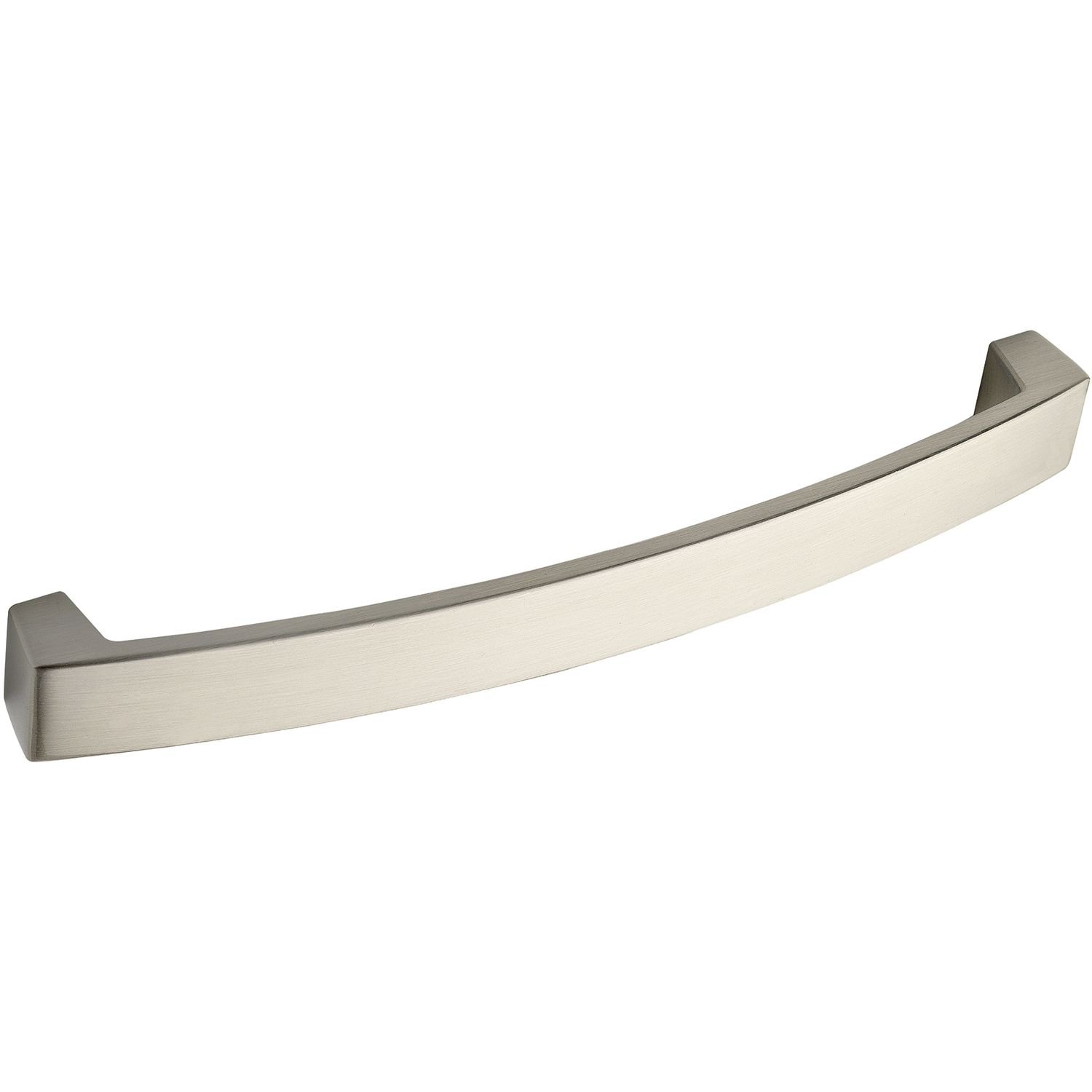 OBF 08 7550 46.19 Grimme Furniture Handle Actic Drawer Handle Width 212 mm Cabinet Handle Aluminium Stainless Steel Effect Silver