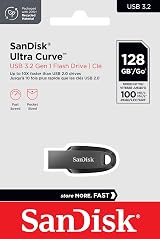 SanDisk 64GB Ultra Curve USB 3.2 Flash Drive Memory Stick Up to 100MB/s Navy view 9