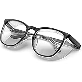 Stylish Safety Glasses, Clear Anti-Fog Anti-Scratch Protective Glasses For Men And Women