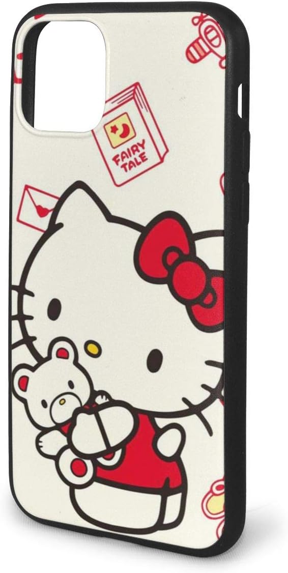 Ultra-Thin Hello Kitty Phone 11 Cover Silicone TPU Soft Shell Funny to Protect The Screen and Camera for iPhone 11 Pro Max