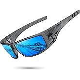 Ofwin Polarized Sports Sunglasses for Men Women Unbreakable Frame Cycling Fishing Wrap Around Sunglasses UV400 Protection