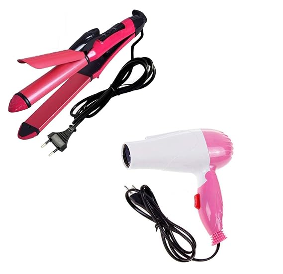 Romino Hair Dryer and 2 in 1 Hair Straightener Curler Combos Hair Styling Tools