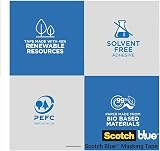 ScotchBlue Multi-Surface Painters Masking Tape 24mm x 41m 4 Rolls Indoor Outdoor view 4