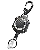 LIUGX Retractable Keychain, Heavy Duty Carabiner