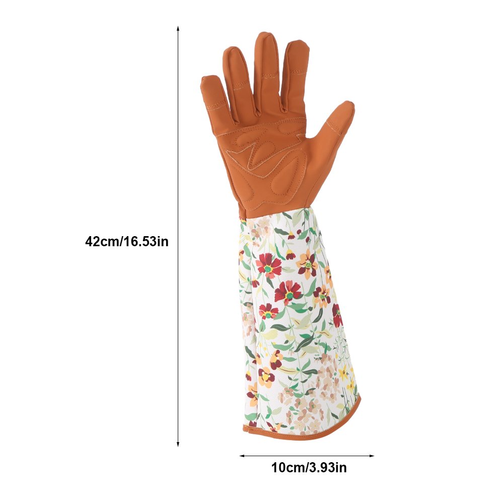 Gardening Yard Gloves Long 1 Pair of Long Sleeve Gardening ...