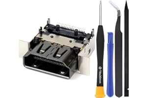 Ikpek 1 Pack Replacement HDMI Port for Xbox Series X Display Socket Jack Connector Replacement for XSX Console, Original OEM Quality with Tools M1087810