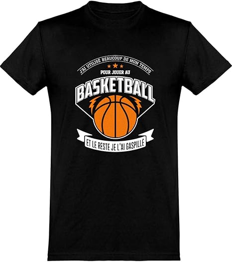 Otshirt T Shirt Homme Jouer Au Basketball 100 Coton Cadeau Homme Anniversaire Humour Original Papa Fete Noel Idee Amazon Fr Vetements Et Accessoires