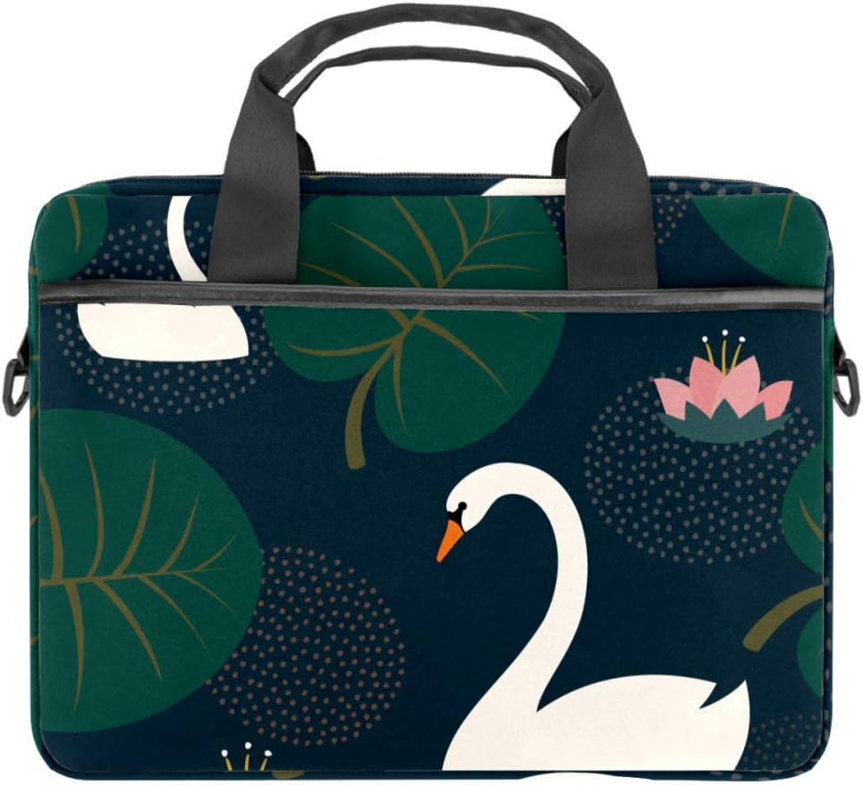 Discount Sale Laptop Bag Messenger Bag 14 5 Inch Briefcase Satchel Shoulder Bag Computer Bag Computer And Tablet Carrying Case 14 5inch White Swans On Dark Background Computers Accessories Get The Latest Www Sarawakdirectory Com