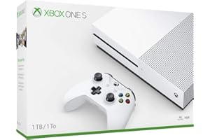 Newest Flagship Microsoft Xbox One S 1TB HDD Bundle with Two (2X) Wireless Controllers, 1-Month Game Pass Trial, 14-Day Xbox 