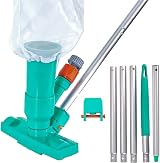 LATERN Pool Vacuum Cleaner Portable Maintenance Kit with Pole and Mesh Bag view 1