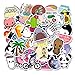 Cute Cartoon Water Bottle Stickers, Girl VSCO Trendy Laptop Notebook Phone Computer Guitar Skateboard Luggage Vinyl Decal for Teen