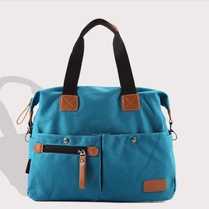 YSYT (TM) New Women Canvas+Leather Shoulder Bag Messenger