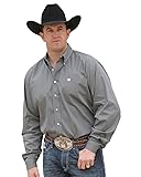 Cinch Men's Classic Fit Long Sleeve Button One Open