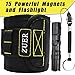 Magnetic Wristband,ZUER Strong Magnets Holding Screws,Nails,Drill,Bits,Screwdriver, Gadgets Tools for Men,Him,Dad,Christmas Gifts (Small)