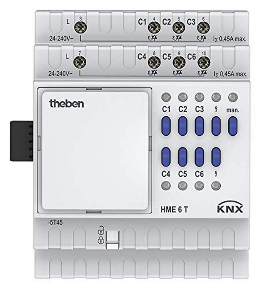 Theben HME 6 T KNX Heizungsaktor Erweiterungsgerät 4930245, 6 Channel