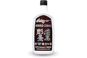 Kuro Sumi - Black Outlining Tattoo Ink - Permanent Tattoo Ink & Supplies for Outlining & Shading - Skin-Safe & Professional Grade - Vegan (12 oz)
